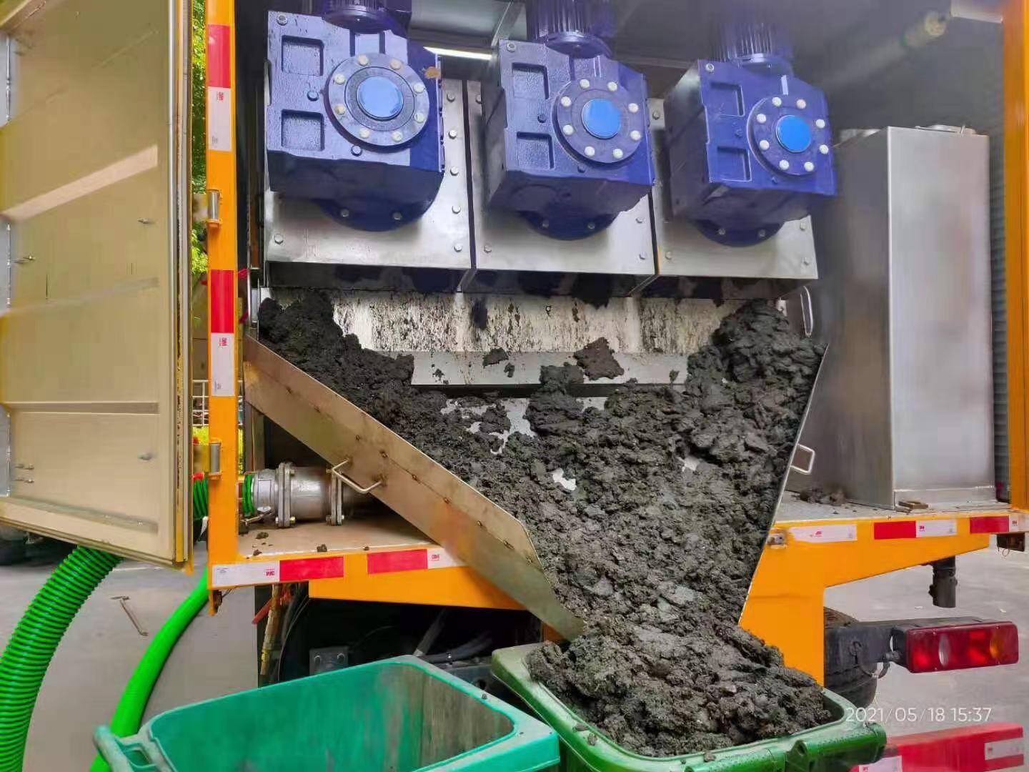 清苑化粪池清掏城市维护站-泥浆净化干湿分离处理